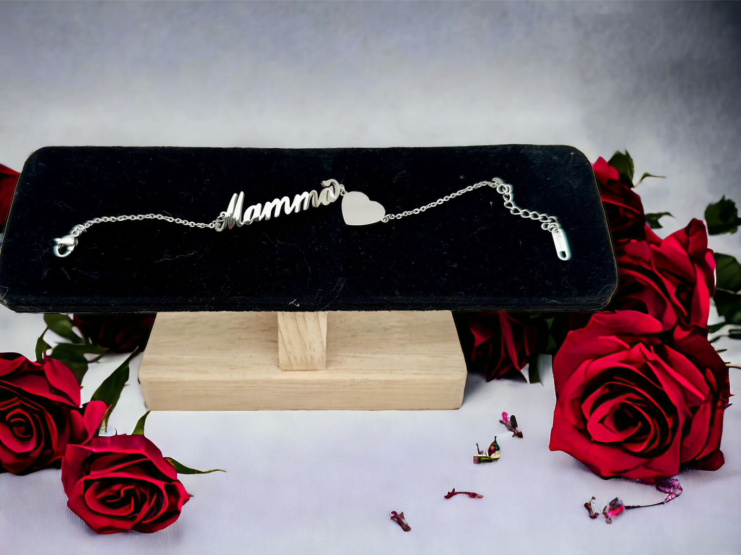 Bracciale acciaio Mamma Personalizzato