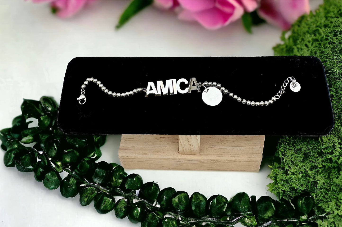 Bracciale con Scritta Amica