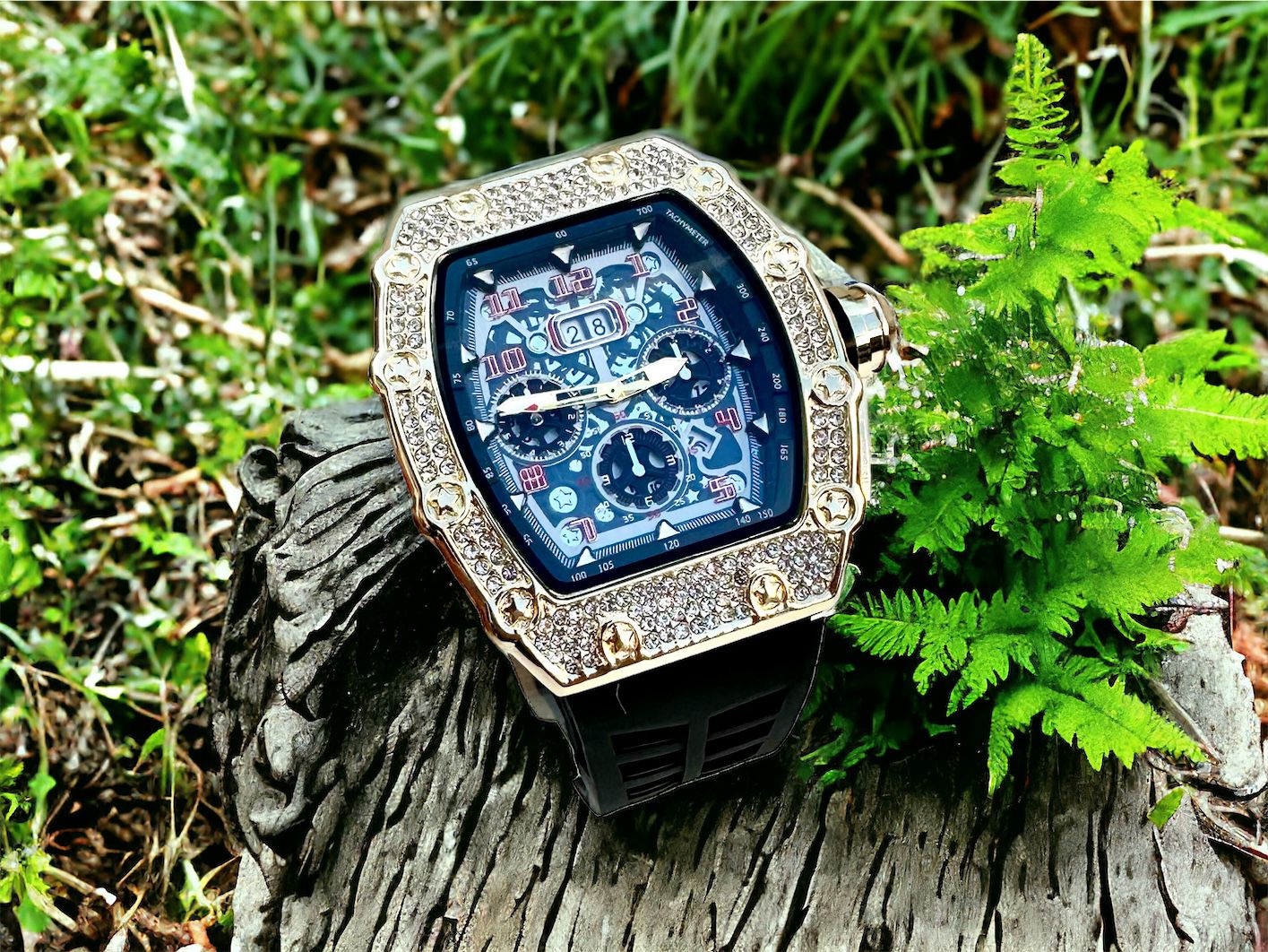 Orologio Unisex con Strass