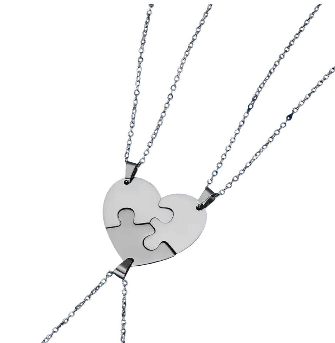 Collana Cuore Puzzle Family