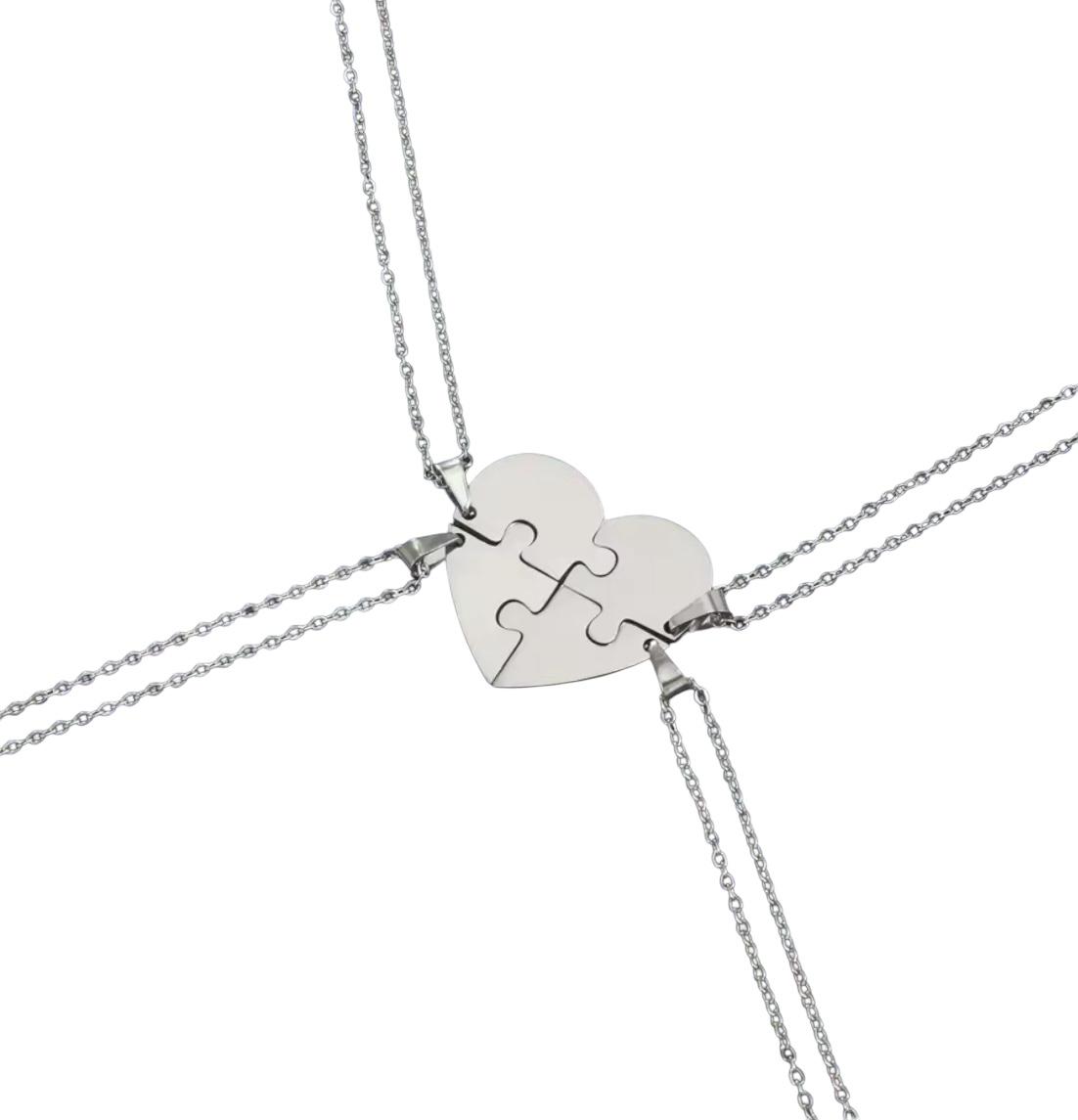 Collana Cuore Puzzle Family