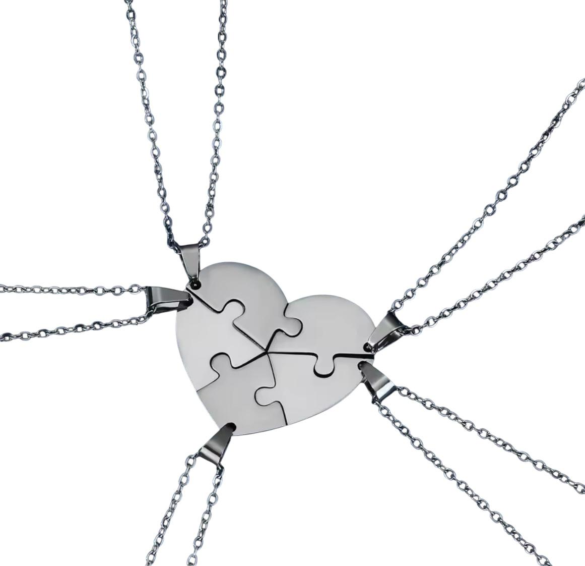 Collana Cuore Puzzle Family