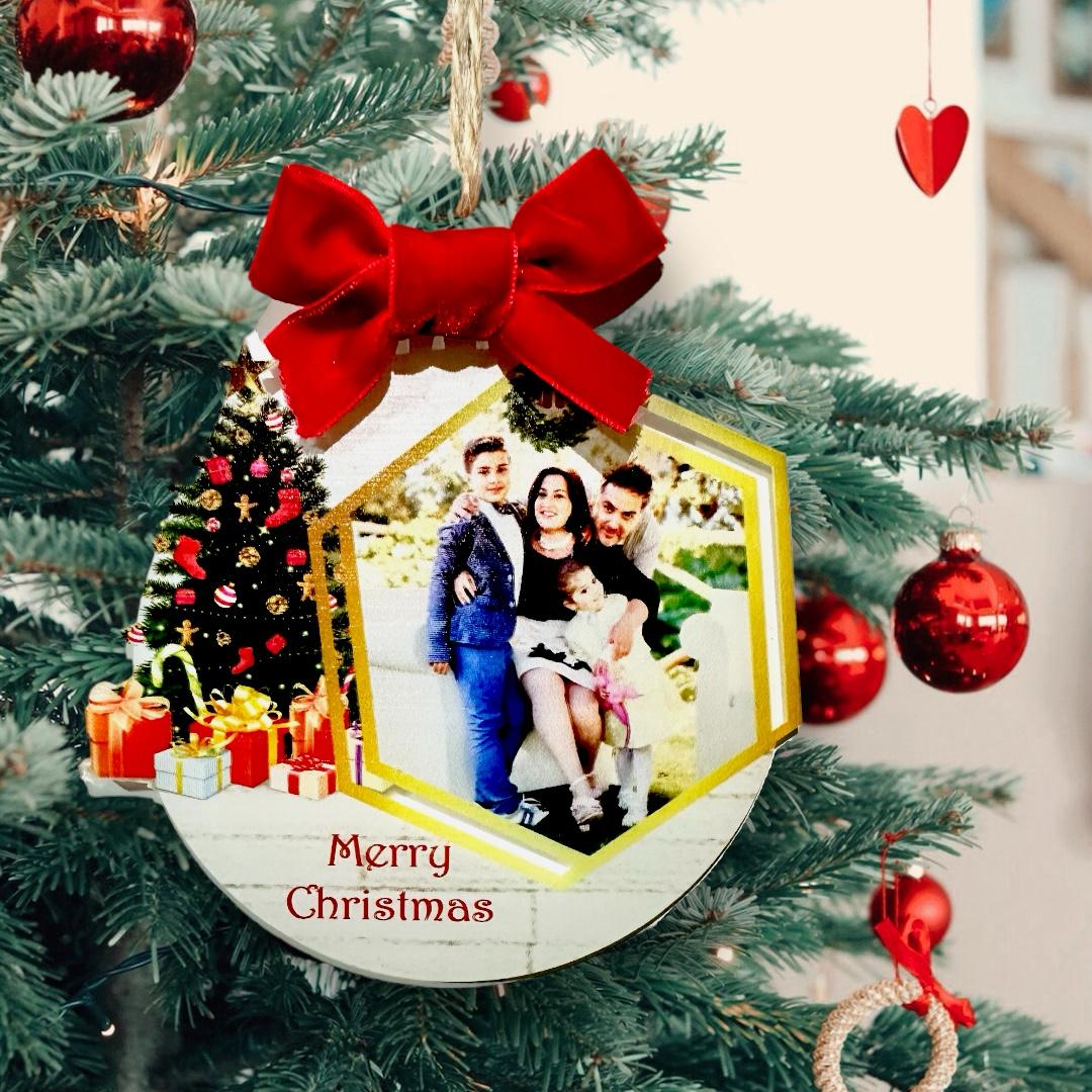Pallina Natale Famiglia personalizzata