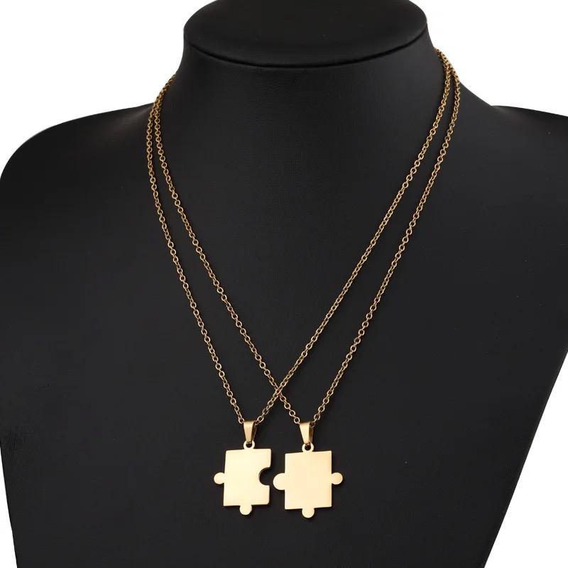 Coppia Collana Puzzle Personalizzabile