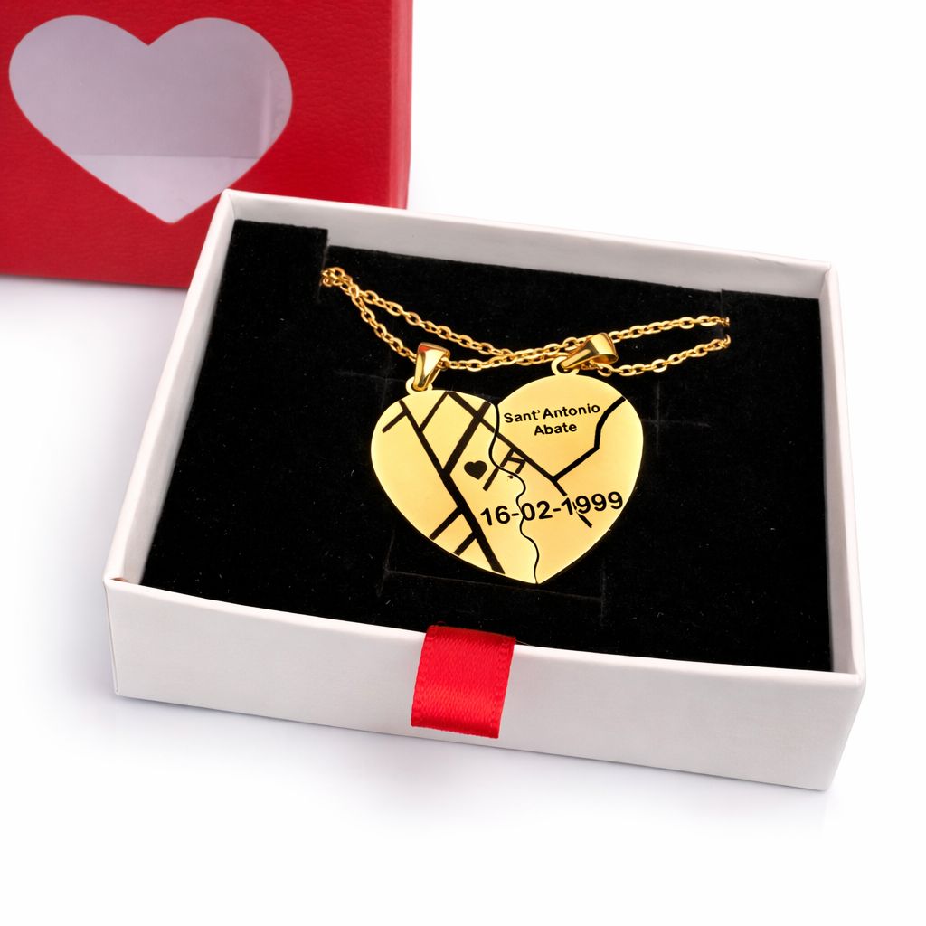 Orsetto ricamato con Cuore spezzato il nostro primo bacio